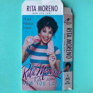 Rita Moreno Signed VHS Excericse Video titled Now You Can Autographed Brand New